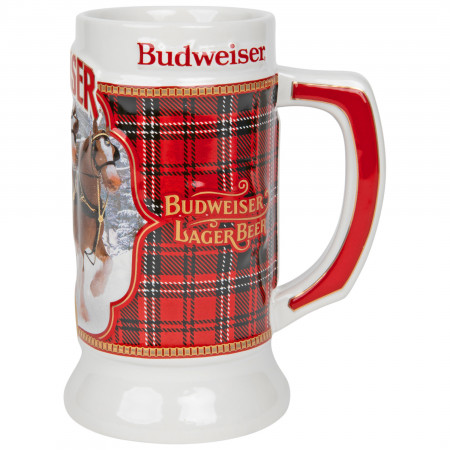 Budweiser 2021 Holiday Stein Ceramic Mug